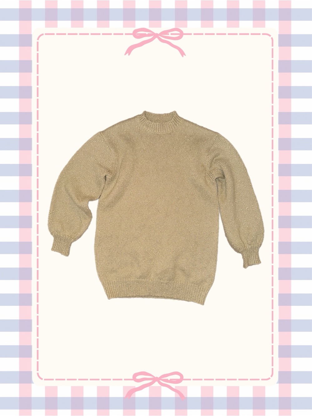 ZARA Cozy Neutral Knit Sweater